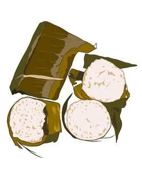 Sticky rice Stock Illustration