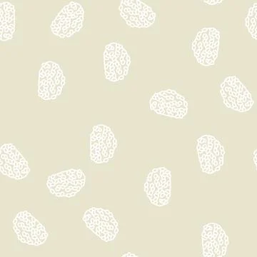 Sticky rice line seamless pattern Illustrazione stock