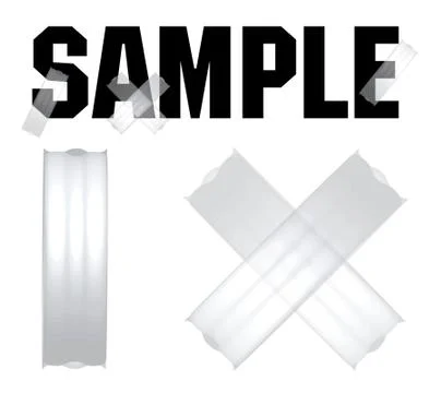 Sticky tape Stock Illustration
