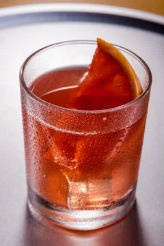 Stiffener with a grapefruit in foreground Stock Photos