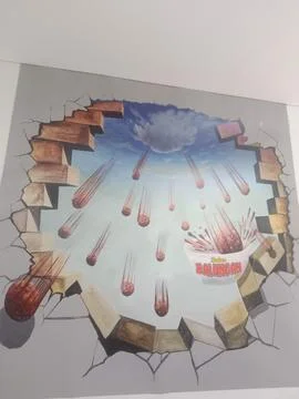 Stiker dinding 写真素材