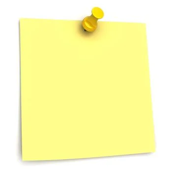 Stiker yellow Stock Illustration