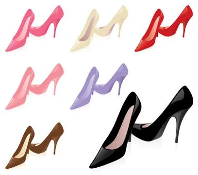 Stilettos Stock Illustration