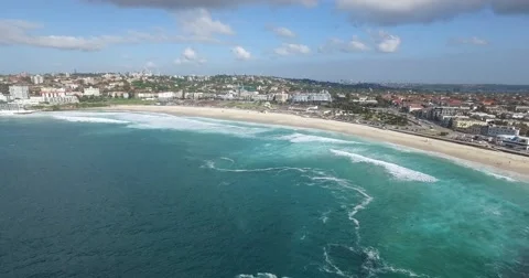 Still Drone Shot Of Bondi Beach From High Above Stock Footage 60906150