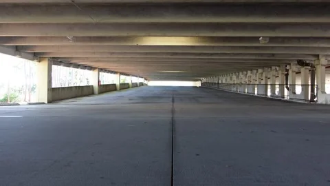 Still of an empty parking garage in daylight Stock-Footage 168185072