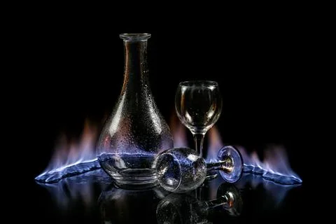 Still glassware Foto stock