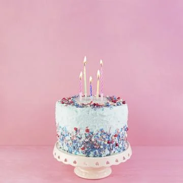 Still life birthday elements. Resolution and high quality beautiful photo Stock Photos