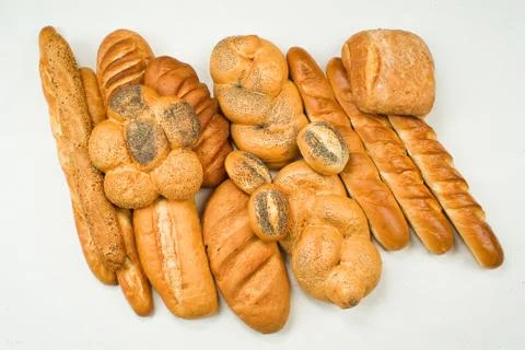 Still Life With Bread Stock Photos