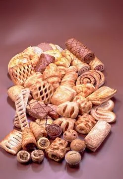 Still Life With Bread Stock Photos