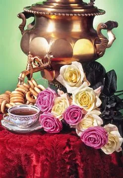 Still Life With Bread Stock Photos