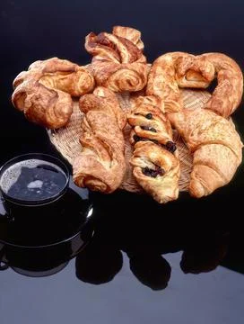 Still Life With Bread Stock Photos