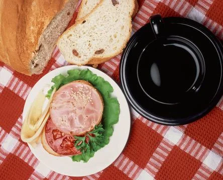 Still Life With Bread Stock Photos