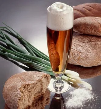 Still Life With Bread Stock Photos