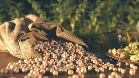 Still life with chickpeas. Stock-Footage 87103726
