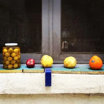 Still life, compositing, combination, hand made, layout, abstract Stock Photos