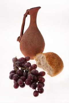 Still Life With Grape Stock Photos