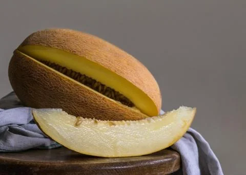 Still life melon Foto stock
