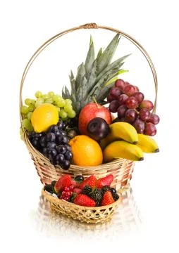Still life multifruit Stock Photos