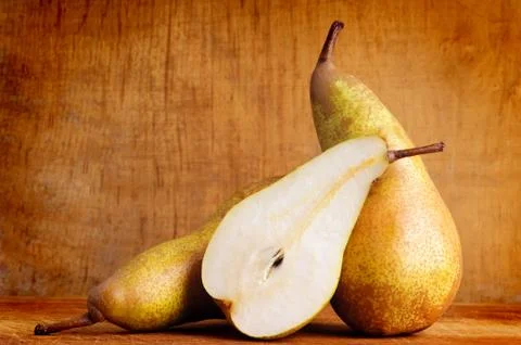 Still life with pears Stock Photos