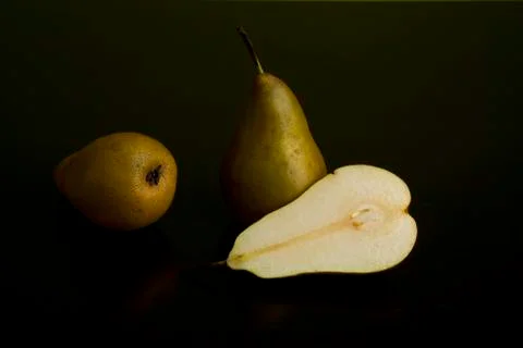 Still life with pears Stock Photos