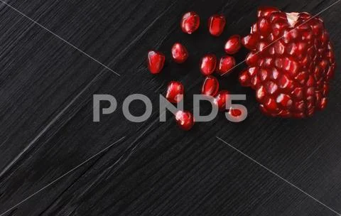Still life with a pomegranate. Autumn Stock Photos