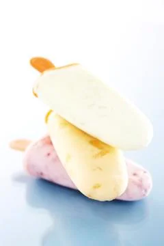 Still Life of Popsicles Stock Photos