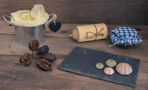 Still life rustic Stock Photos