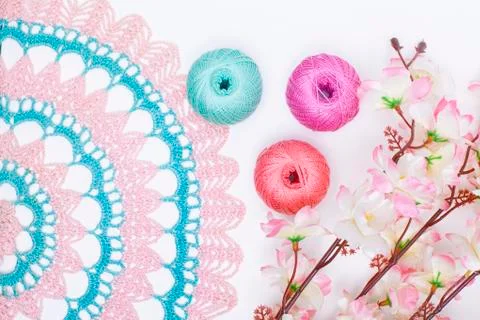 Still Life of Threads Stock Photos