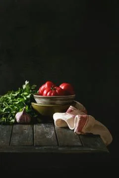 Still life with vegetables Stock Photos