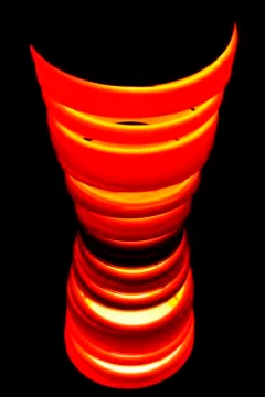 Still life of a vortex of light Stock Photos
