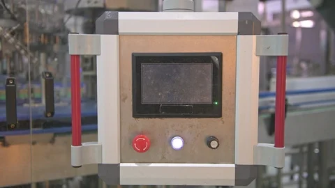 Still of machine control console. Stock Footage 92398507