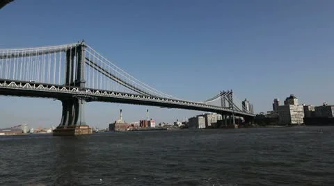 Still Manhattan bridge 動画素材 10559551