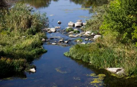 Still river Stock Photos