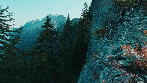 Still Shot of a Mountain View Stock Footage 259316145