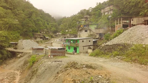 Still Shot Of A Poor Comunity In The Amazon Stock Footage 94735569