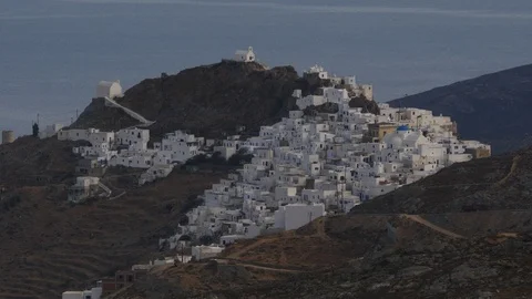 Still Shot Serifos , Greece , Sunset Stock Footage 106119016