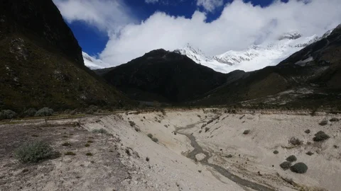 Still Shot white mountain range, Callejon de Huaylas, Perù Huaraz Stock Footage 106451912