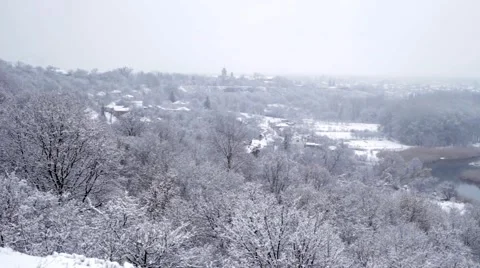 Still Winter Landscape   Video stock 47621185