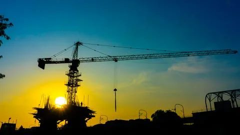 Stills of Huge construction site Stock Photos