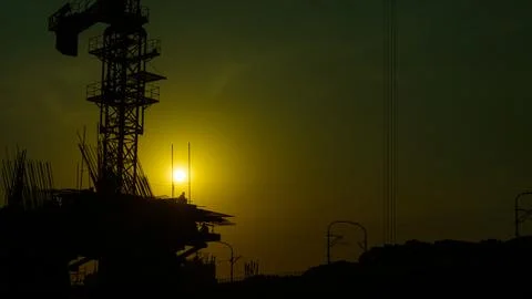 Stills of Huge construction site Stock Photos