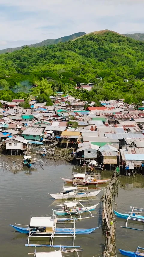 Stilt Houses in Coron, Stock Video Pond5