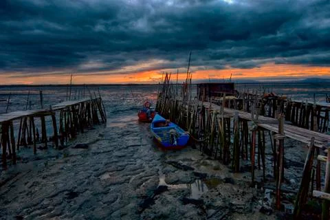 Stilt Pier Stock Photos