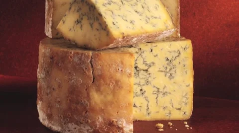 STILTON CHEESE, CLOSE UP Vidéo 62231534