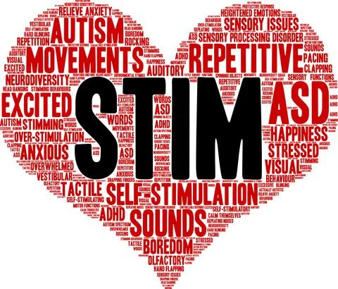 Stim Word Cloud Stock-Illustration