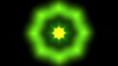 Stimulating green and yellow pattern Stock Footage 77057843