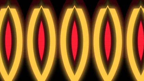 Stimulating red and yellow pattern Stock Footage 77061875