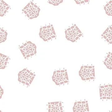 Stimulation therapy glyph vector seamless pattern 스톡 일러스트