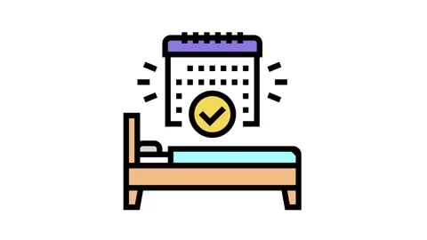 Stimulus control therapy color icon animation Stock-Footage 224007180
