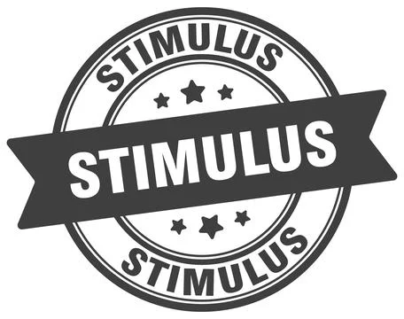 Stimulus stamp. stimulus label on transparent background. round sign Stock Illustration