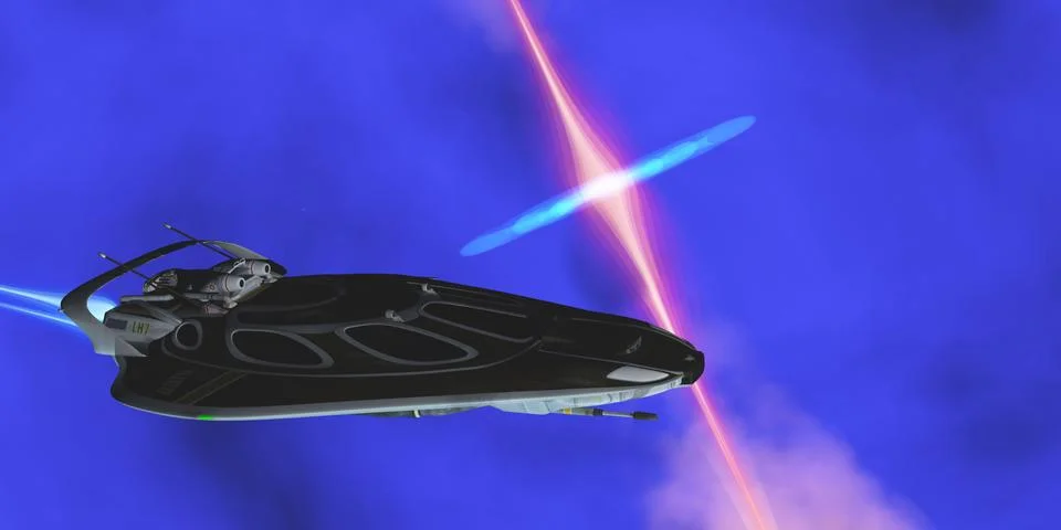 Stinger Star-ship Stock Illustration